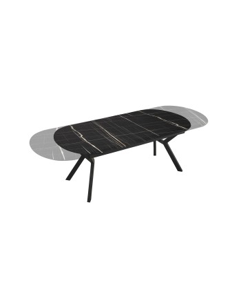 ANTEA- MESA COMEDOR- T MARMOL NEGRO